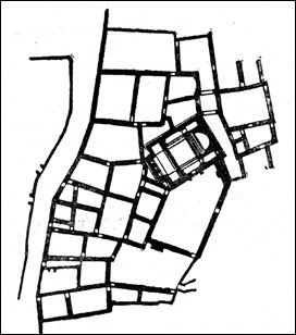 План жилого квартала в Старом городе (по Н. Я. Марру)